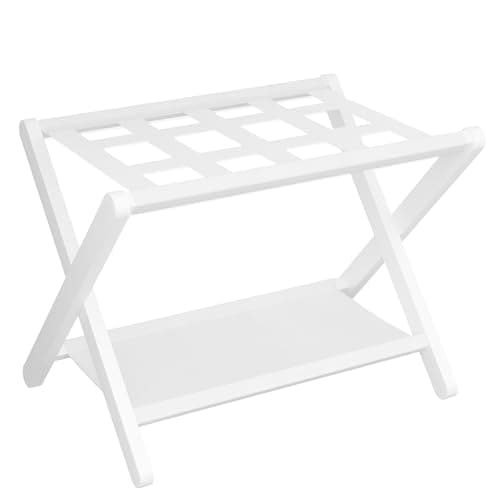 Heavy-Duty Folding Luggage Rack Set for Guest Room, Pack of 2