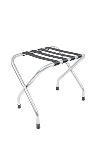 Durable Waterproof WHP Chrome Luggage Rack - Perfect for Beach Condos and Hotels