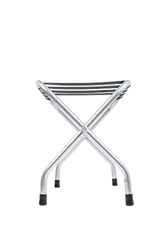 Durable Waterproof WHP Chrome Luggage Rack - Perfect for Beach Condos and Hotels