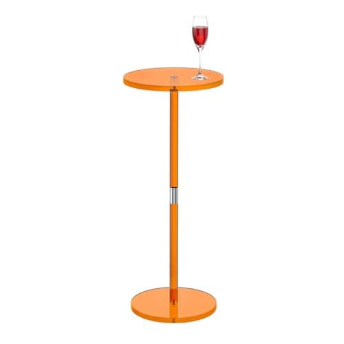 Acrylic Clear Side Table for Small Spaces, Easy Assembly Living Roomecess Office