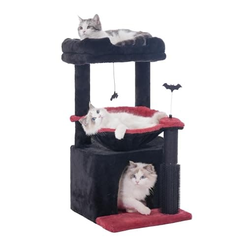 5-in-1 Cat Tower for Indoor Cats — Gothic