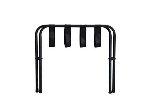 Mabel Home Black Metal Folding Luggage Rack