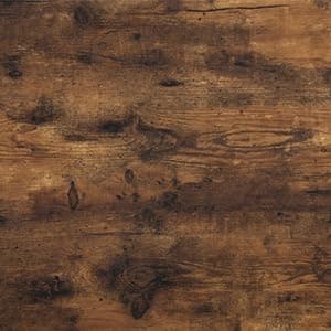 VASAGLE Rustic Brown & Black Side Table Set, Living Room, Bedroom, Office, Bathroom — Rustic Brown + Black