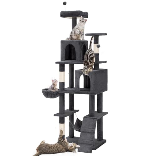 YITAHOME 75in Multi-Level Cat Tree Tower for Indoor Cats