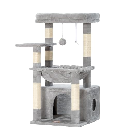 Heybly Cat Tree for Indoor Cats, Large Soft Cat Basket, Sisal Covered Scratching Posts  
Heybly Cat Tree for Kittens, Spacious Cat Bed Cave, Dangling Ball for Indoor Cats  
Heybly Cat Tower, Hidden Space for Cats, Sisal Covered Scratching Posts — Lig