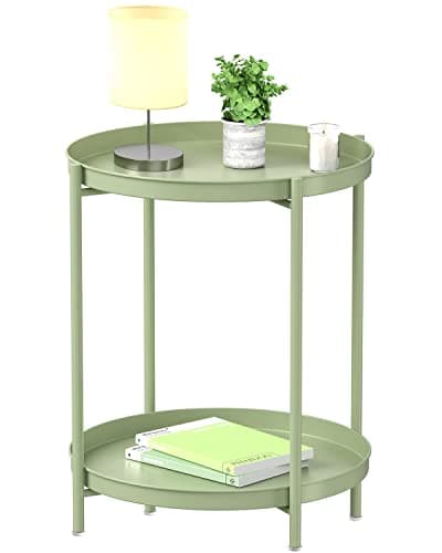 EKNITEY Waterproof Folding End Table for Living Room and Office — Atrovirens