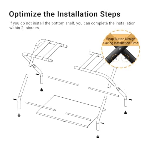 Dunatou Black Folding Luggage Rack, Set of 2, Sturdy with Storage Shelf, Hold Up to 200 lb