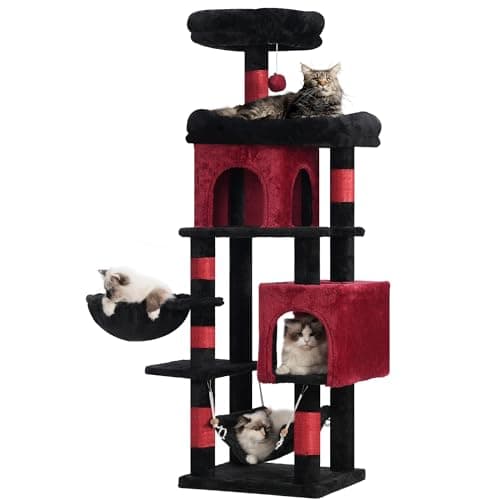 Heybly Multi-Level Cat Tower for Indoor Cats HCT016BR
Heybly Large Platform Cat Tree with Caves HCT016BR
Heybly Cat Condo with Sisal Scratching Posts HCT016BR