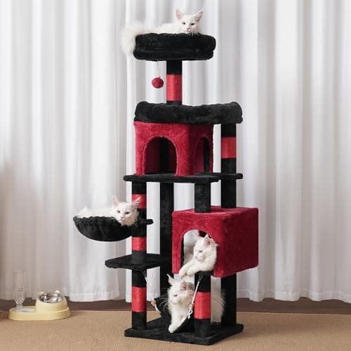 Heybly Multi-Level Cat Tower for Indoor Cats HCT016BR
Heybly Large Platform Cat Tree with Caves HCT016BR
Heybly Cat Condo with Sisal Scratching Posts HCT016BR