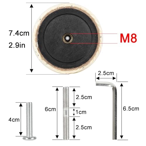 Cat Tree Scratching Post Sisal Replacement Pole Parts (Set of 4)