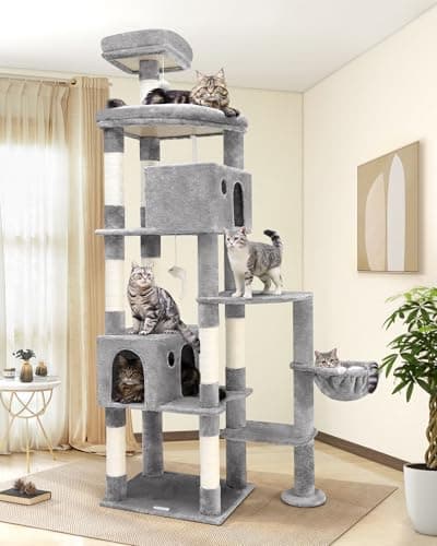 Giant F83 Cat Tree, 83 Inch Scratch Tower for Large Cats