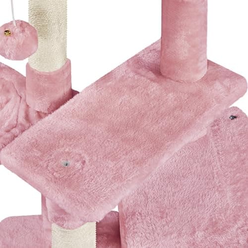 Yaheetech 34in Pink Cat Tree for Indoor Kittens