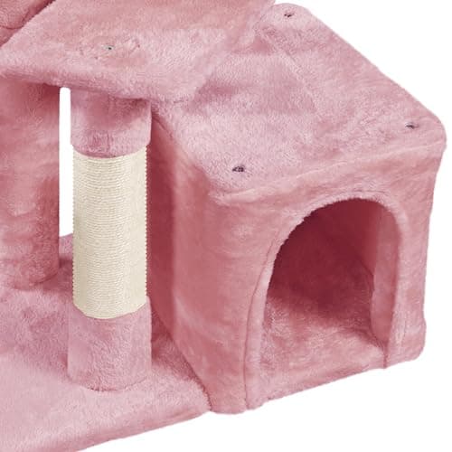 Yaheetech 34in Pink Cat Tree for Indoor Kittens