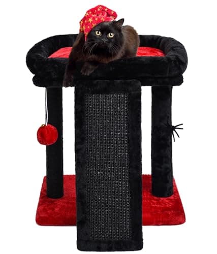 SYANDLVY Small Gothic Cat Tree for Indoor Cats