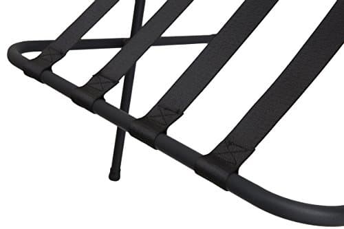 Mabel Home Black Metal Folding Luggage Rack