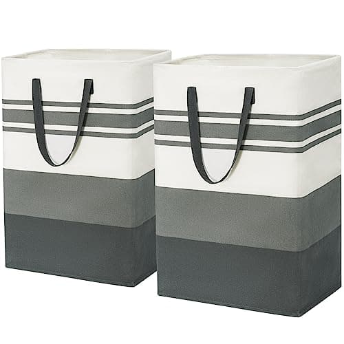 Goodpick 2-Pack 75L Tall Laundry Hamper Organizer, Grey