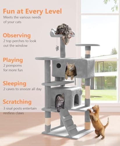 large indoor cat tree tower for big cats