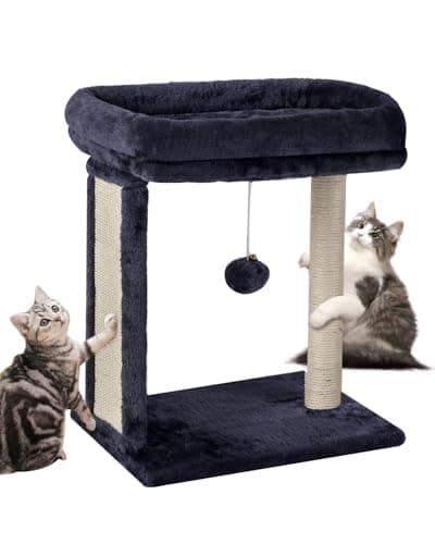 Small Pink Cat Tree for Indoor Kittens — Smoky