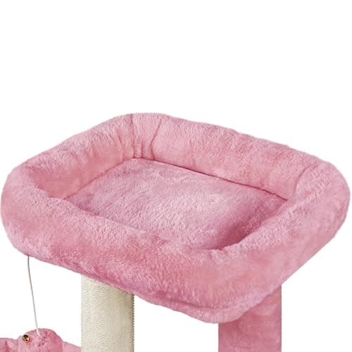 Yaheetech 34in Pink Cat Tree for Indoor Kittens