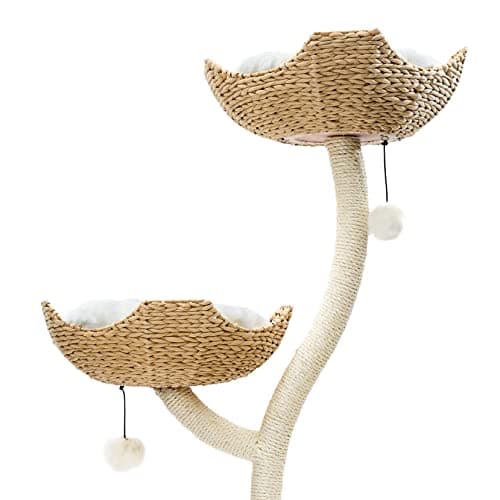 MAU 73" Modern Cat Tree for Large Cats & Scratching Tower