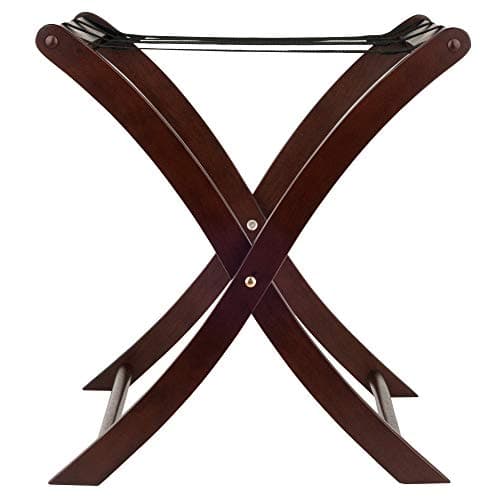Winsome Scarlett Cappuccino Luggage Rack for Guest Room