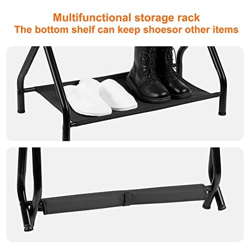 Heavy-Duty Folding Luggage Rack Set for Guest Room, Pack of 2