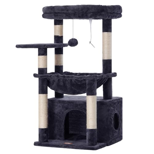 Heybly Cat Tree for Indoor Cats, Large Soft Cat Basket, Sisal Covered Scratching Posts  
Heybly Cat Tree for Kittens, Spacious Cat Bed Cave, Dangling Ball for Indoor Cats  
Heybly Cat Tower, Hidden Space for Cats, Sisal Covered Scratching Posts — Smo