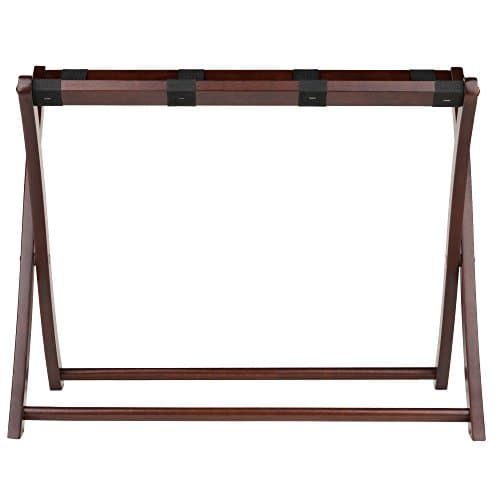 Winsome Scarlett Cappuccino Luggage Rack for Guest Room