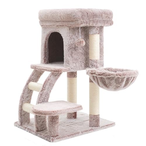 Heybly Cat Tree for Indoor Cats, Large Soft Cat Basket, Sisal Covered Scratching Posts  
Heybly Cat Tree for Kittens, Spacious Cat Bed Cave, Dangling Ball for Indoor Cats  
Heybly Cat Tower, Hidden Space for Cats, Sisal Covered Scratching Posts — Muc