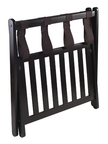 Winsome Remy Cappuccino Luggage Rack with Shelf