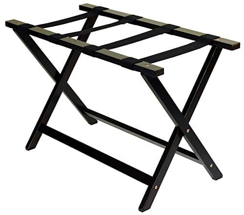 Solid Wood Heavy Duty 30" Extra-Wide Casual Home Luggage Rack