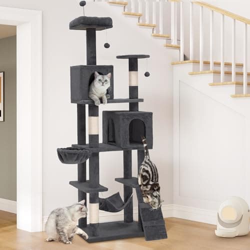 YITAHOME 75in Multi-Level Cat Tree Tower for Indoor Cats