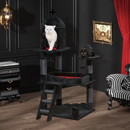 Halloween themed Gothic Cat Tree for Large Cats
