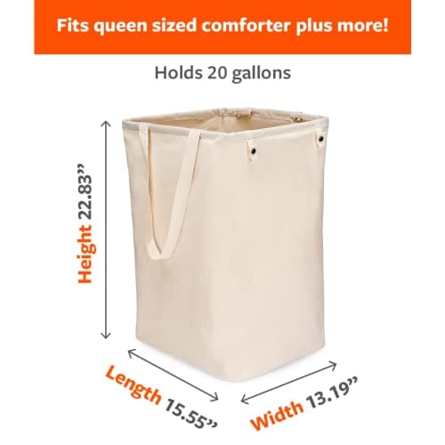 Full Circle Collapsible Hamper for Dirty Clothes & Towels