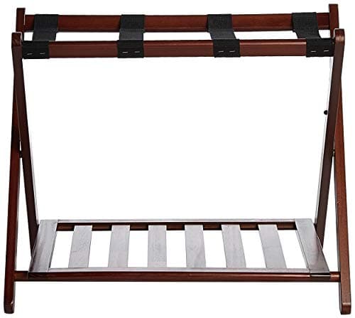 Walnut Solid Wood Casual Home Luggage Rack