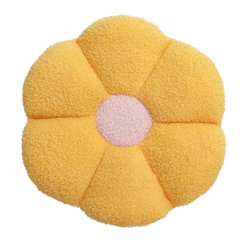 PEQULTI Super Thick 36.2'' Tall Scratch Post for Large Cats — Yellow FLower