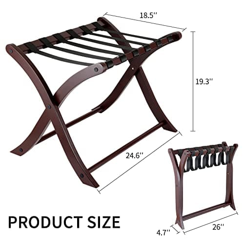 Folding Luggage Rack for Guest Rooms and Hotels