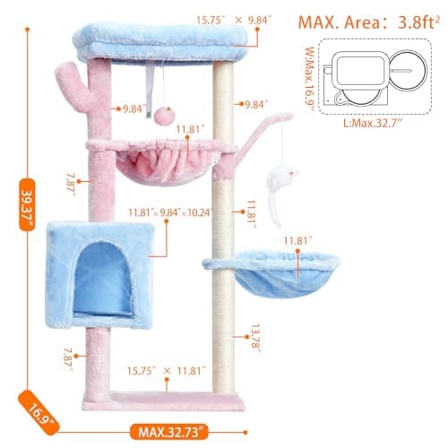Heybly Cat Tree for Indoor Cats