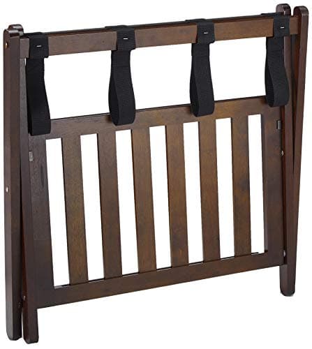 Winsome Remy Cappuccino Luggage Rack with Shelf