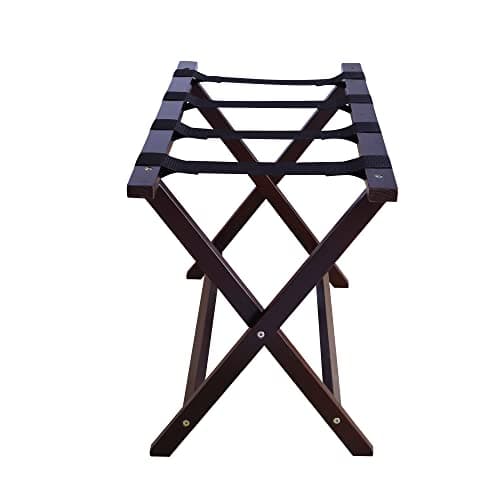 Solid Wood Heavy Duty 30" Extra-Wide Casual Home Luggage Rack