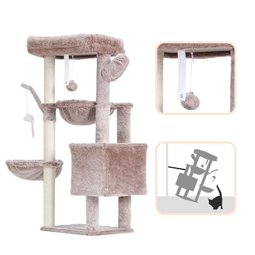 Cat Tree Tower Condo for Indoor Cats with Scratching Post and Toys