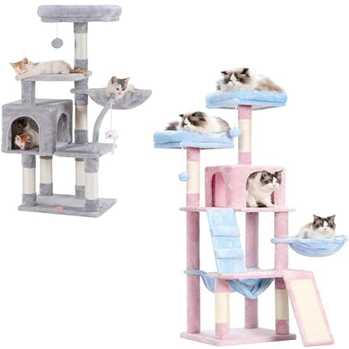 Cat Tree with Multi-Level Furniture and Scratching Board