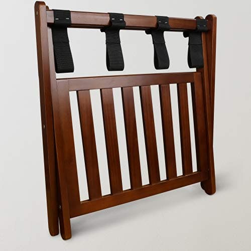 Walnut Casual Home Luggage Rack (New)