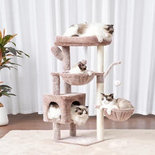 Cat Tree Tower Condo for Indoor Cats with Scratching Post and Toys