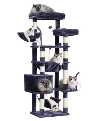 Smoky Gray Cat Tree for Large Cats GCT020G