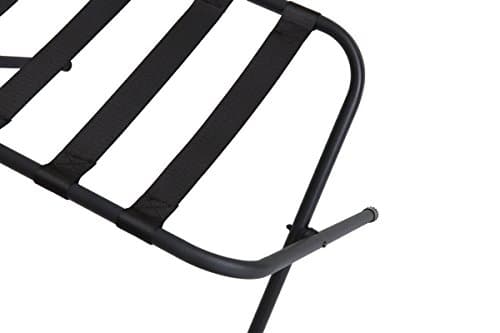 Mabel Home Black Metal Folding Luggage Rack