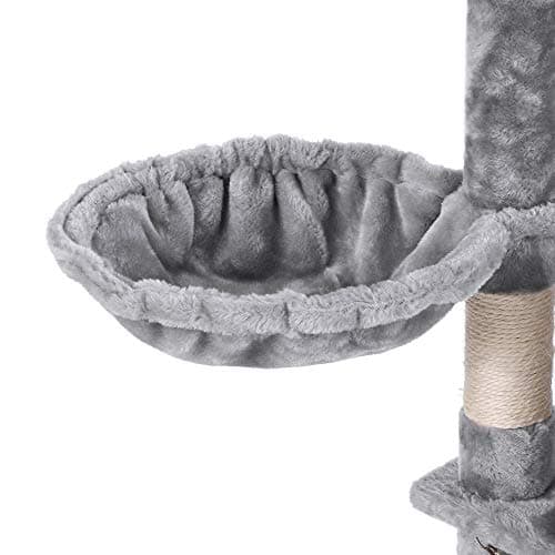 Bewishome 66.3" Multi-Level Cat Tree with Plush Perches & Sisal Post