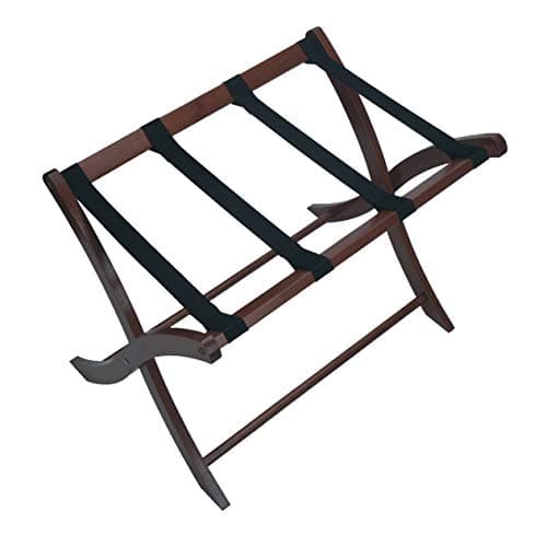 Winsome Scarlett Cappuccino Luggage Rack for Guest Room — Walnut