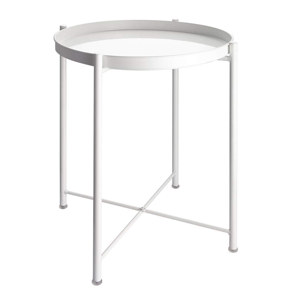 EKNITEY Waterproof Folding End Table for Living Room and Office