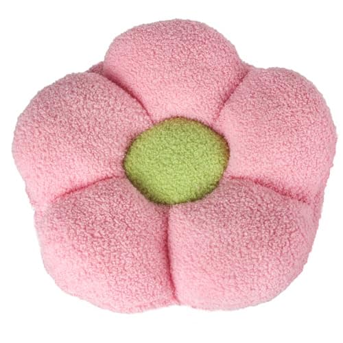 Black Pink Flower Cat Tree for Indoor Cats with Hammock — Pink